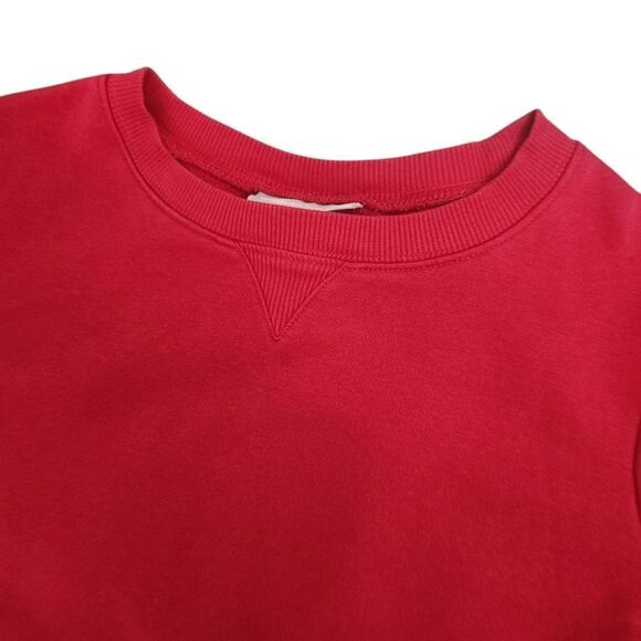 Woman Within Sweatshirt Medium 14 16 Lot of 2 Red Gray Design - Picture 6 of 8